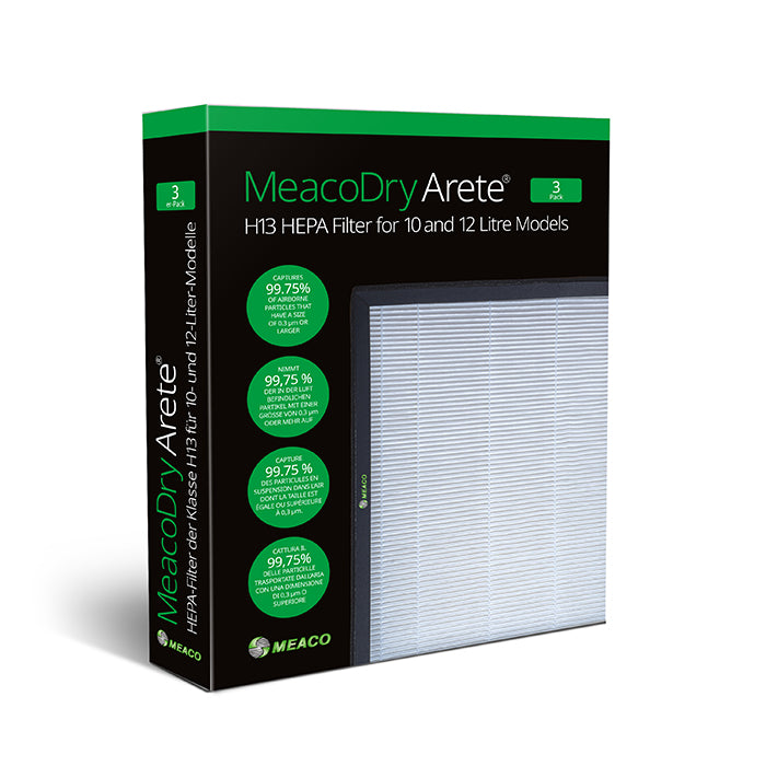 MeacoDry Arete® One 10L und 12L H13 HEPA-Filter