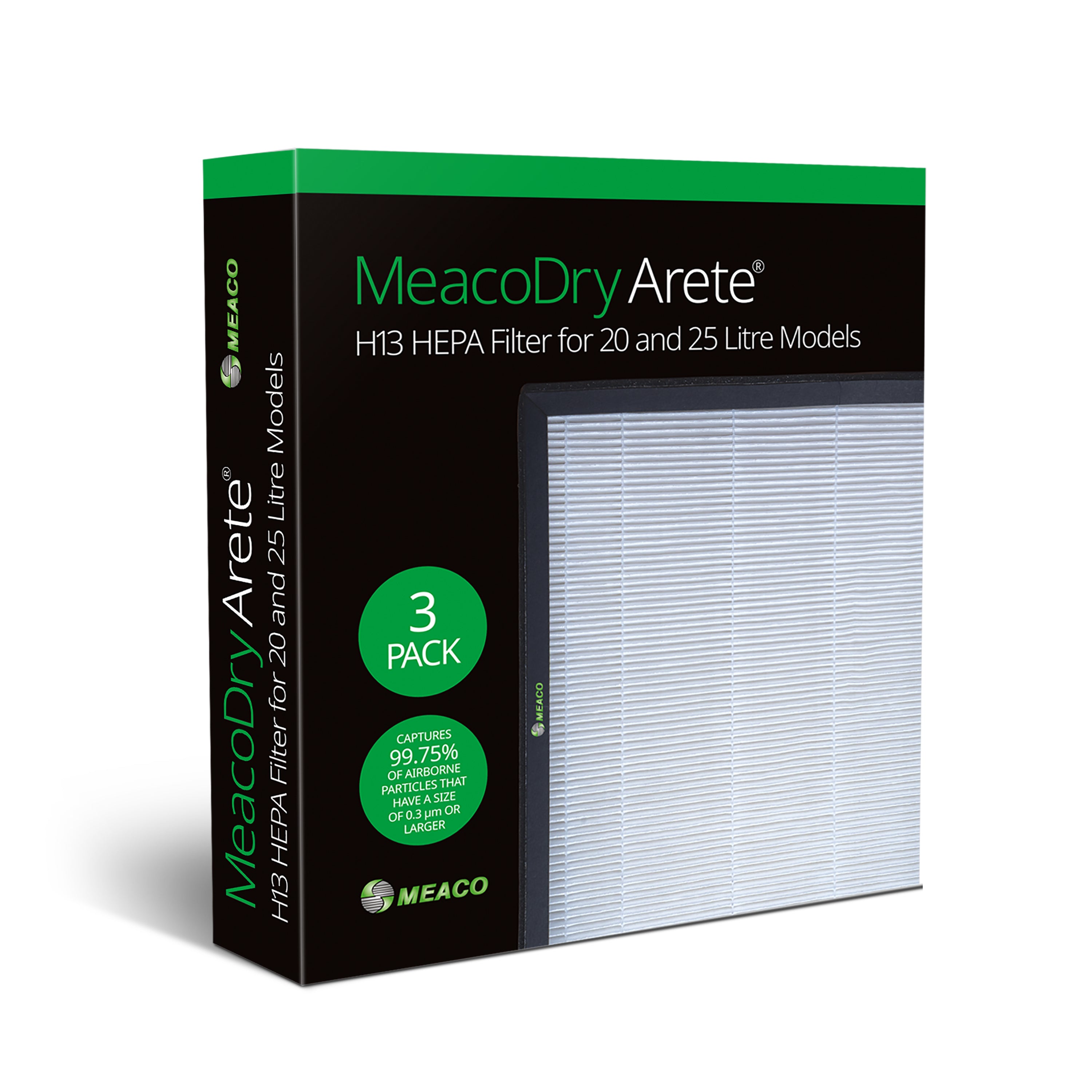 MeacoDry Arete® One 20L und 25L H13 HEPA-Filter