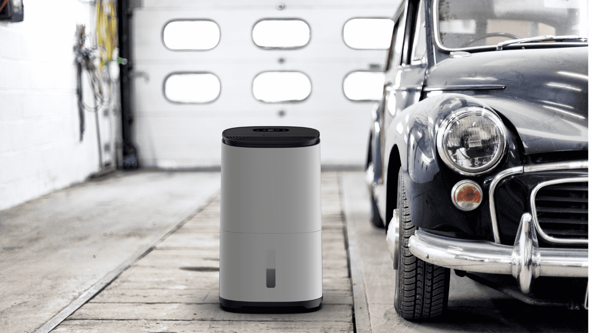 Arete in der Garage mit Auto