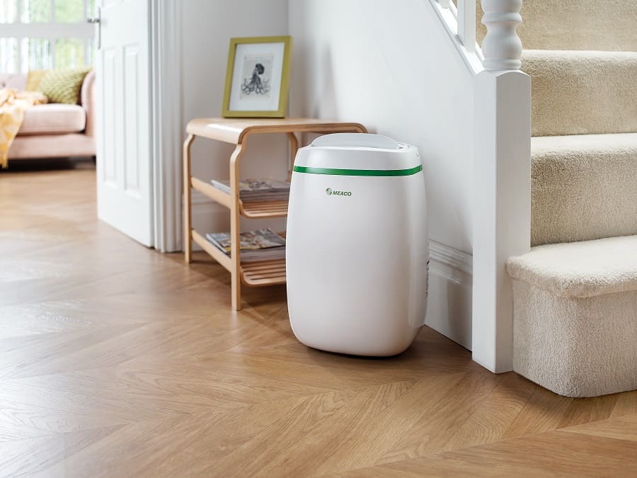 MeacoDry 20L Niedrigenergie Luftentfeuchter Treppenhaus