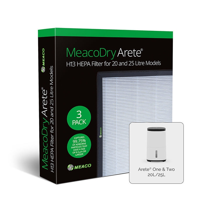 MeacoDry Arete® 20L und 25L H13 HEPA-Filter