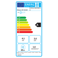 Meaco DE GmbHMeaco Cirro+™ 14000 BTU Super Quiet smarte mobile Inverter-KlimaanlageDehumidifiers, Air Conditioner, Heater